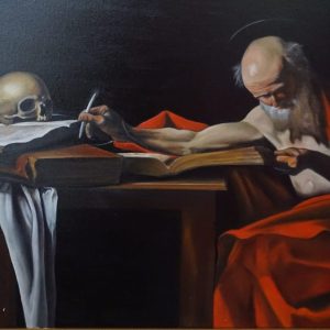 Réplica San Jerónimo escribiendo (1605) - Caravaggio